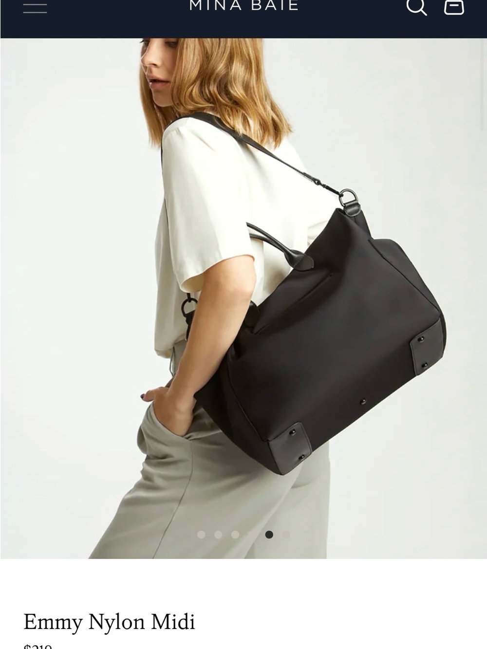 Mina Baie Emmy Nylon Midi - Picture 7 of 8